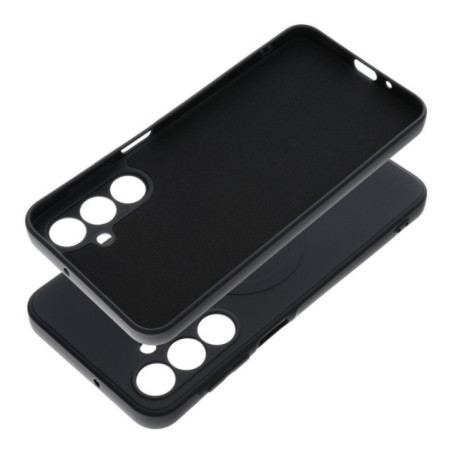 SILICONE MAG COVER case compatible with MagSafe for SAMSUNG A16 black