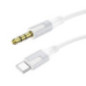 Audio Soundwire USB-C -- 3,5mm Borofone BL19 white 1m