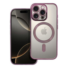 ELECTRO MAG COVER case compatible with MagSafe for IPHONE 16 Pro deep purple