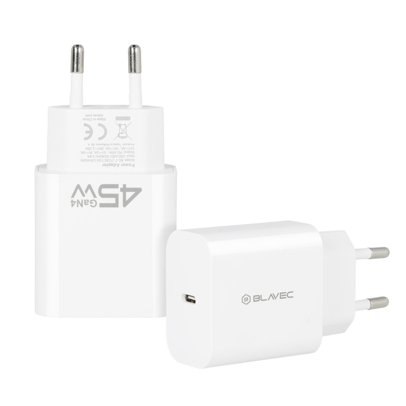 POWER-ADAPTER HOME USB-A / USB-C Blavec BC-7 45W
