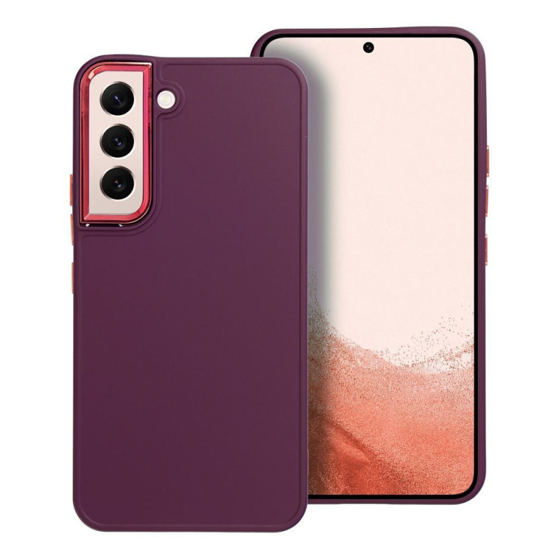 Case for Samsung S22 Frame purple Case for Samsung S22 Frame purple
