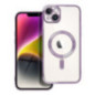 Case for iPhone 14 PLUS Electro Mag Cover compatible with MagSafe purple