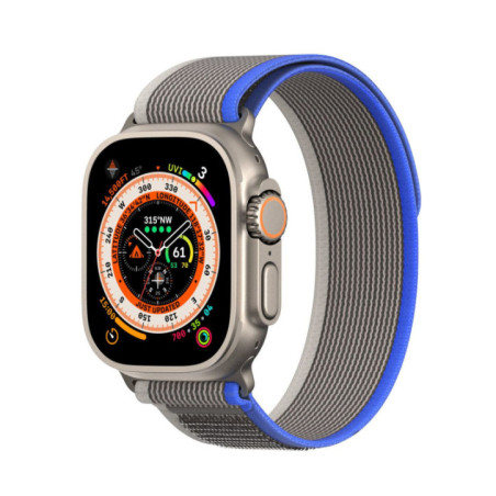 DUX DUCIS strap YJ nylon for Apple Watch 42 / 44 / 45 / 49 mm blue gray