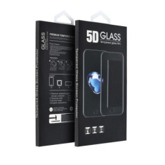 5D Full Glue Tempered Glass - for iPhone 15 Plus / 16 Plus black
