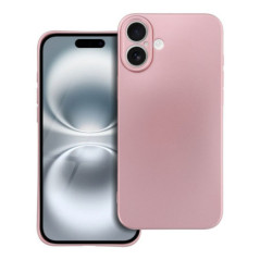 Case for iPhone 16 PLUS Metallic pink