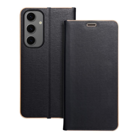 LUNA Book Gold for SAMSUNG S24 FE black