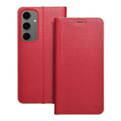 LUNA Book Gold for SAMSUNG S24 FE red