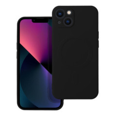 SILICONE MAG COVER case compatible with MagSafe for IPHONE 13 black