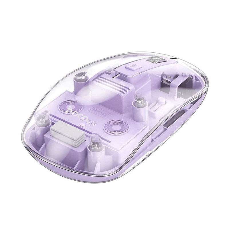 Wireless mouse Hoco 2,4G 1600 dpi GM29 romantic purple