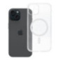 Case for iPhone 14 Clear Mag Cover (STR / CAMERA PROTECTION) compatible with MagSafe transparent glitter