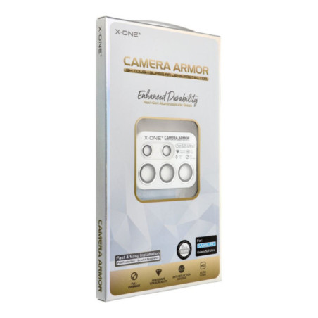 X-ONE Sapphire Camera Armor - for Samsung Galaxy S25 Ultra - silver