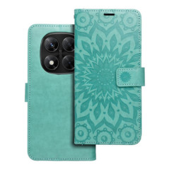 MEZZO Book case for XIAOMI Redmi Note 14 PRO 5G / 14 PRO PLUS 5G mandala green