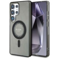 GUESS case for SAMSUNG S25 Ultra GUHMS25LPFTDTEK (Magnetic IML Rhinestones) black