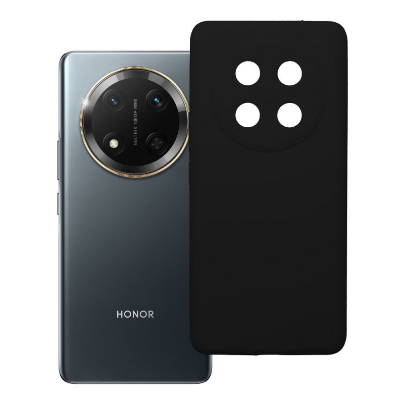 Case for Honor Magic 7 LITE Silicone 2mm (camera protection) black Case for Honor Magic 7 LITE Silicone 2mm (camera protection) black