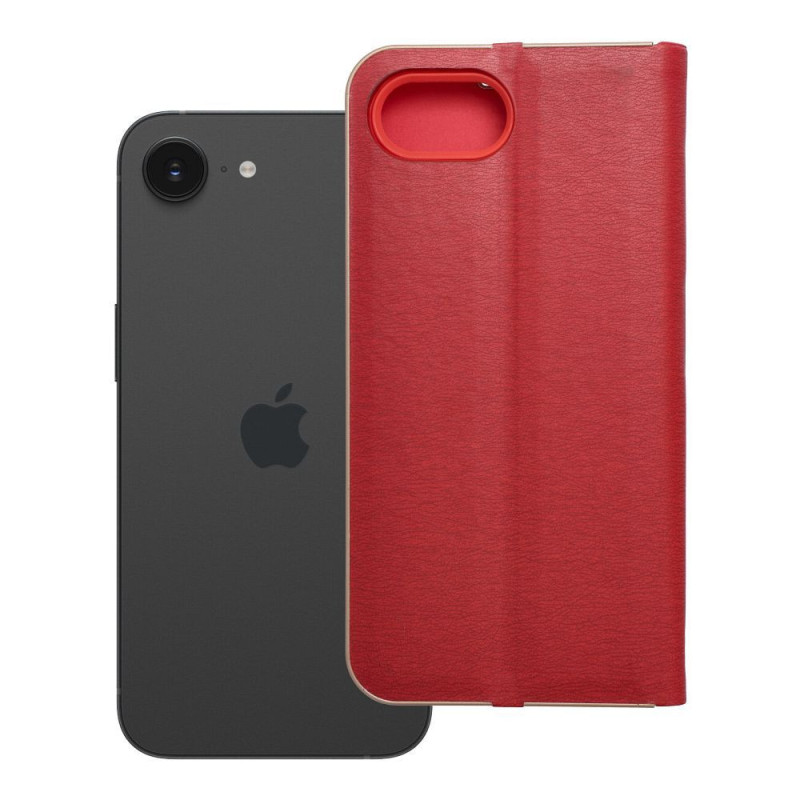 LUNA Book Gold for IPHONE 16e (SE 4 2025) red