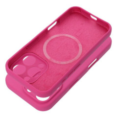 Case for iPhone 16 PLUS Silicone 2mm compatible with MagSafe pink