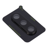 5D Full Glue Camera Tempered Glass - for Samsung Galaxy S24 FE Black