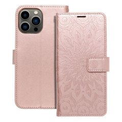 MEZZO Book case for IPHONE 13 PRO MAX mandala rose gold