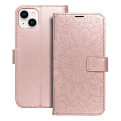 MEZZO Book case for IPHONE 14 Plus mandala rose gold