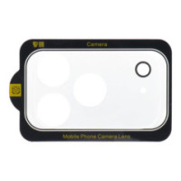 5D Full Glue Camera Tempered Glass - for iPhone 17 Pro Transparent