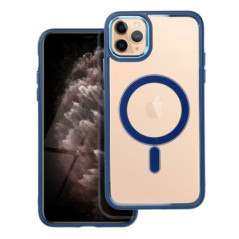 Case for iPhone 11 PRO MAX Color Edge Mag Cover compatible with MagSafe blue