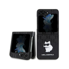 KARL LAGERFELD case for SAMSUNG Z Flip 5 KLHCZF5SAPCHNPK (Saffiano Mono Choupette PIN) black