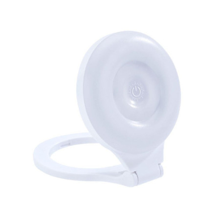 Mini magnetic phone stand with light compatible with MagSafe white