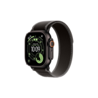 Watch Apple Watch Ultra 3 (2025) 5G 49mm Black Titanium Case with Trail Loop M/L - Black/Charcoal