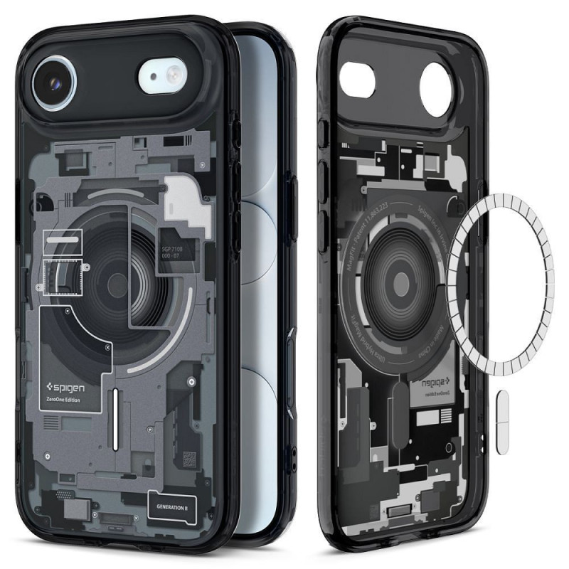 SPIGEN CASE ULTRA HYBRID MAG MAGSAFE IPHONE 17 AIR ZERO ONE BLACK