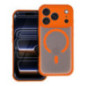 Case for iPhone 14 PRO Full Matte Mag Cover compatible with MagSafe orange