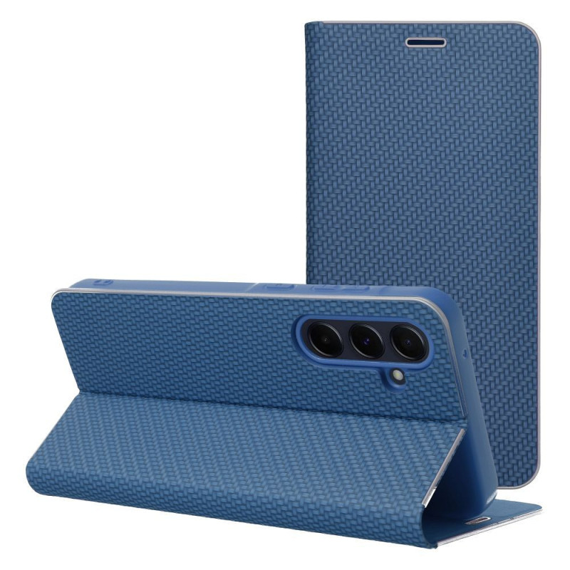 Flip case for Samsung S26 PLUS Luna Book Carbon blue