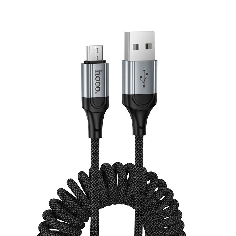 Cable USB A to Micro USB Hoco 2,4A 1,5 m X121 black Cable USB A to Micro USB Hoco 2,4A 1,5 m X121 black