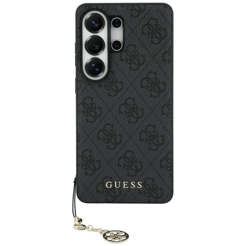 GUESS case for SAMSUNG S26 Ultra GUHMS26LGF4GGR (PU 4G Classic Logo with Charm) black