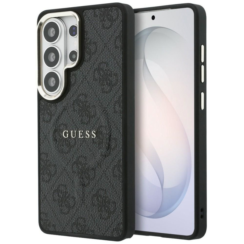 GUESS case for SAMSUNG S26 Ultra GUHMS26LP4MSEGCK (4G Embossed Ring MagSafe) black