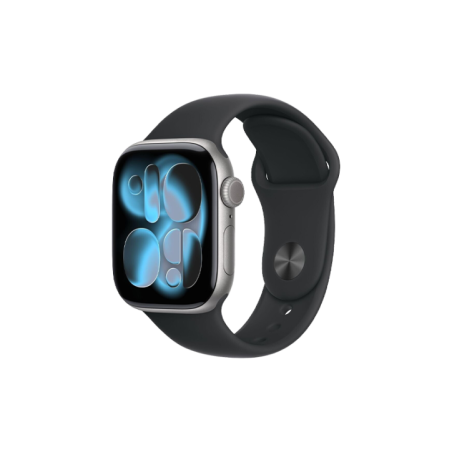 Watch Apple Watch Series 11 (2025) GPS 42mm Space Grey Aluminium Case with Black Sport Band M/L - Grey