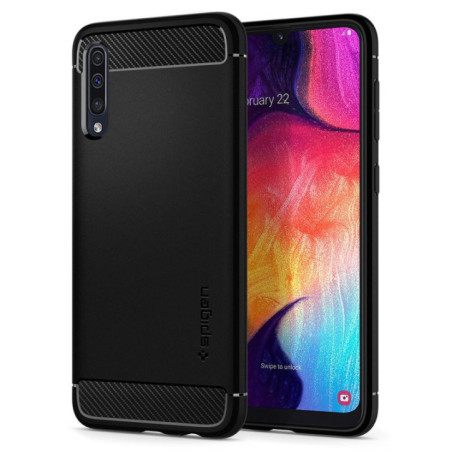 SPIGEN Rugged Armor Backcase schwarz für Samsung A505 Galaxy A50