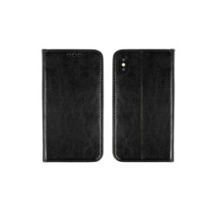 FLIPCASE WALLET ECHTLEDER schwarz für Samsung A515 Galaxy A51