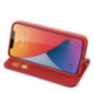 FLIPCASE DUX DUCIS Wish Genuine Leather Bookcase red für iPhone 12 mini