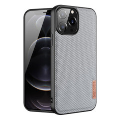 Dux Ducis Fino case covered with nylon material für Apple iPhone 13 Pro Max gray
