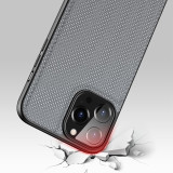 Dux Ducis Fino case covered with nylon material für Apple iPhone 13 Pro Max gray