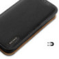 Dux Ducis Hivo Genuine Leather Bookcase type case black für Apple iPhone 13 Pro