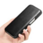 iCARER CURVED EDGE FOLIO ECHTLEDER schwarz für Apple iPhone 13