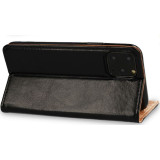 FLIPCASE ECHTLEDER schwarz für Samsung Galaxy A73 5G