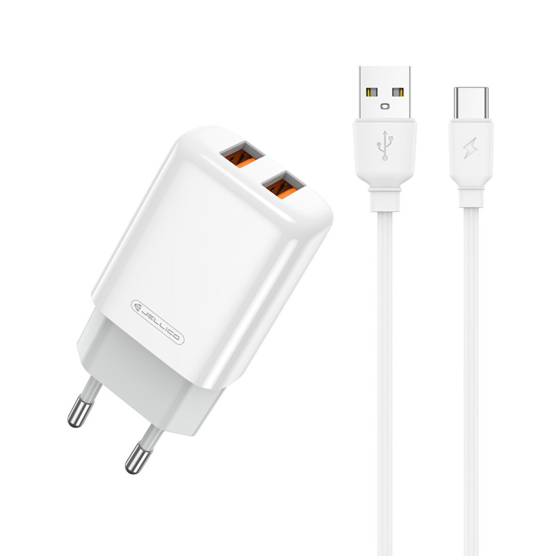LADEGERÄT + KABEL USB-C 12W  JELLICO EU02