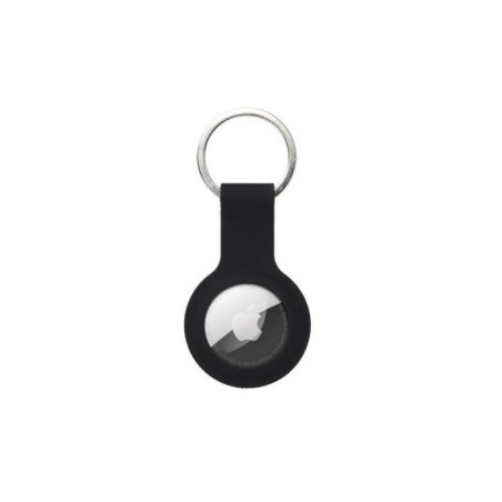CASE mit Befestigungsring Silikon schwarz für Apple Airtag