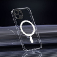 CLEAR MAG COVER (MID) case compatible with MagSafe for SAMSUNG A36 transparent