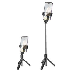 Selfie-Stick ausziehbar inkl. Tripod-Stativ Borofone BY13