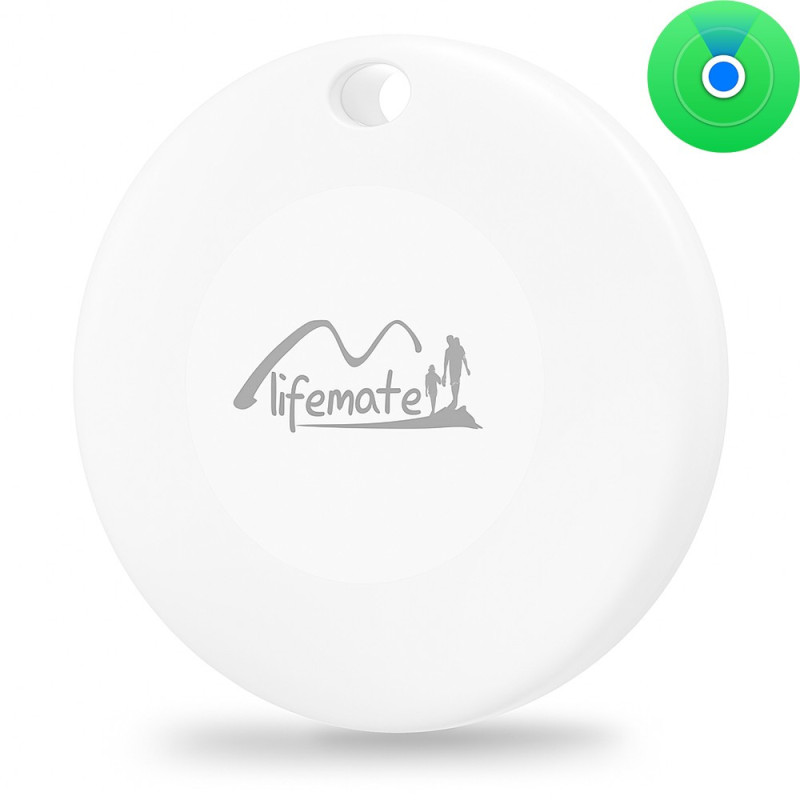 Lifemate GPS Tracker Lifetag white (for Apple Find)