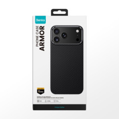 Back-Case Magnetic Armot KEVLAR Metal Frame black für APPLE iPhone 17