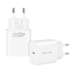 POWER-ADAPTER HOME USB-A / USB-C Blavec BC-7 45W + USB-C KABEL